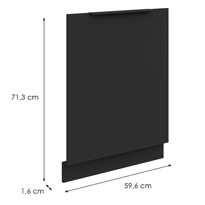 Dvierka na umývačku Zm Aria-Bl/Bl Anti Fingerprint 713x596,2