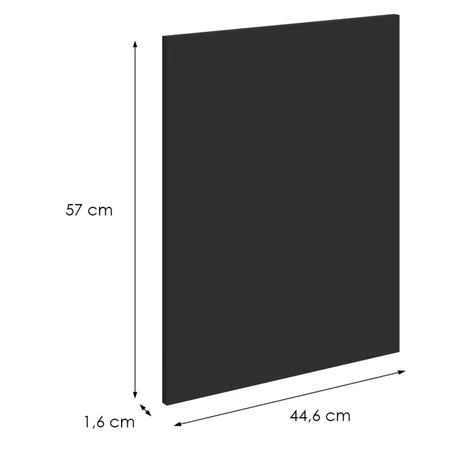 Dvierka na umývačku Zm Aria-Bl/Ant Anti Fingerprint 570x446