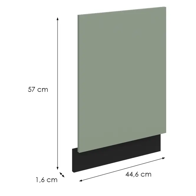 Dvierka na umývačku Zm Aria-Sa/Bl Anti Fingerprint 570x446,2