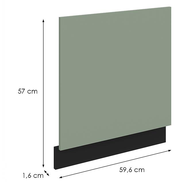 Dvierka na umývačku Zm Aria-Sa/Bl Anti Fingerprint 570x596,2