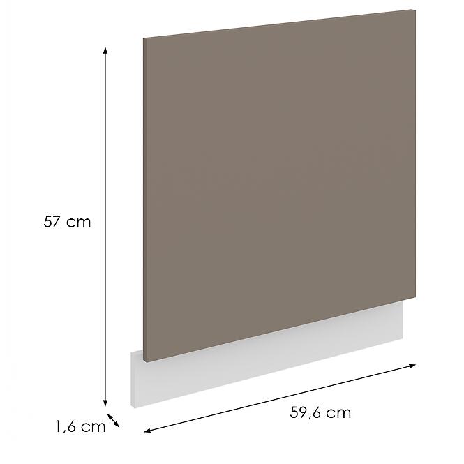 Dvierka na umývačku Zm Aria-Ta/Wh Anti Fingerprint 570x596,2