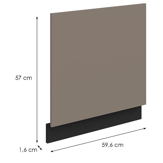 Dvierka na umývačku Zm Aria-Ta/Bl Anti Fingerprint 570x596,2
