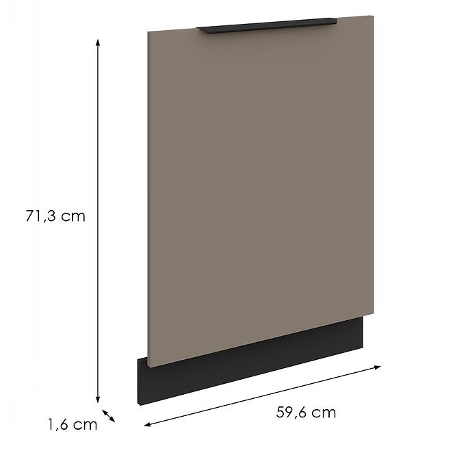 Dvierka na umývačku Zm Aria-Ta/Bl Anti Fingerprint 713x596,2