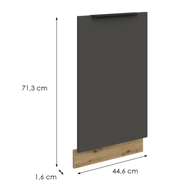 Dvierka na umývačku Zm Aria-Gr/Ar Anti Fingerprint 713x446,2