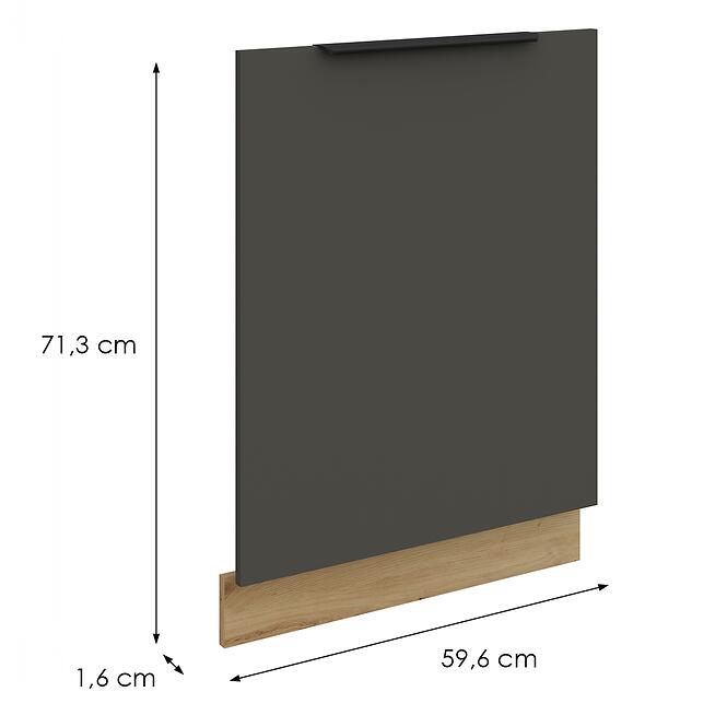 Dvierka na umývačku Zm Aria-Gr/Ar Anti Fingerprint 713x596,2