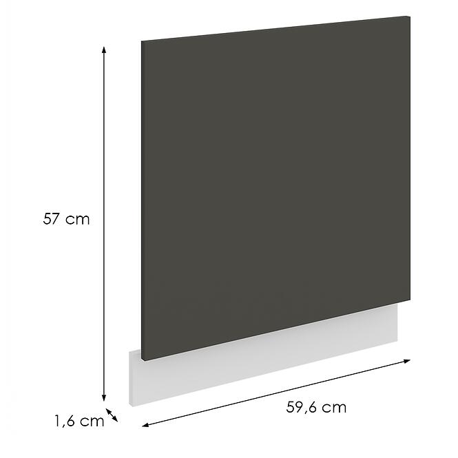 Dvierka na umývačku Zm Aria-Gr/Wh Anti Fingerprint 570x596,2