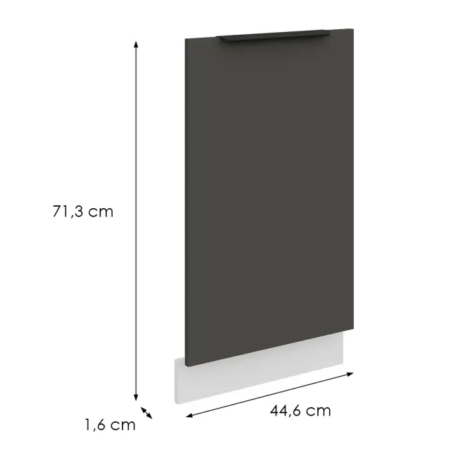 Dvierka na umývačku Zm Aria-Gr/Wh Anti Fingerprint 713x446,2