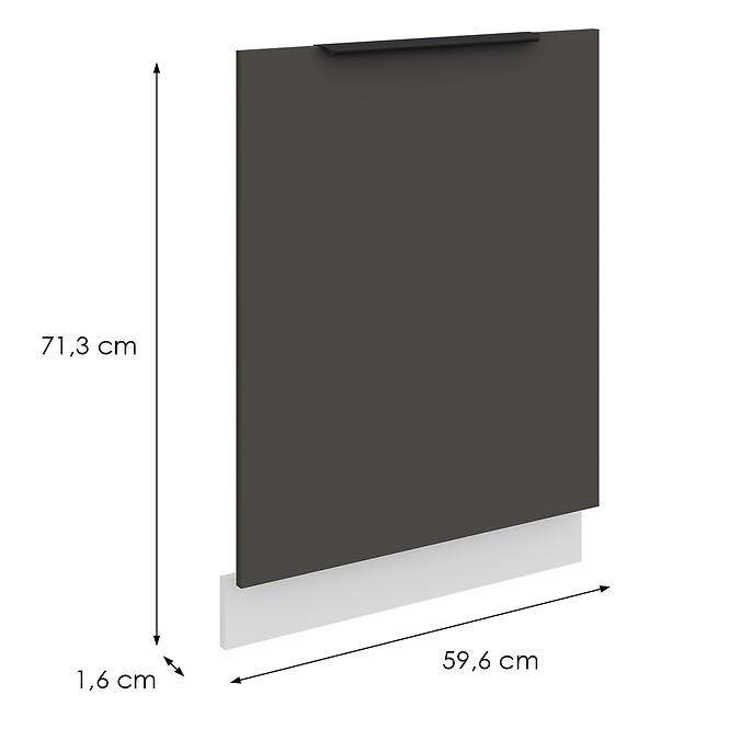 Dvierka na umývačku Zm Aria-Gr/Wh Anti Fingerprint 713x596,2