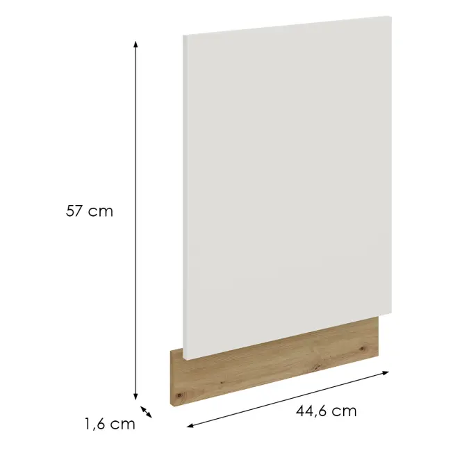 Dvierka na umývačku Zm Aria-Wh/Ar Anti Fingerprint 570x446