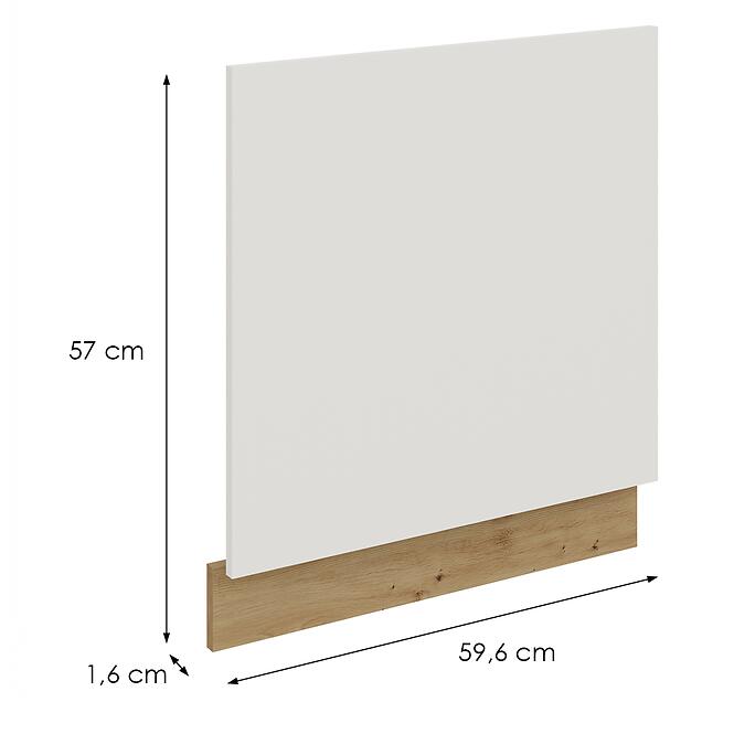 Dvierka na umývačku Zm Aria-Wh/Ar Anti Fingerprint 570x596,2