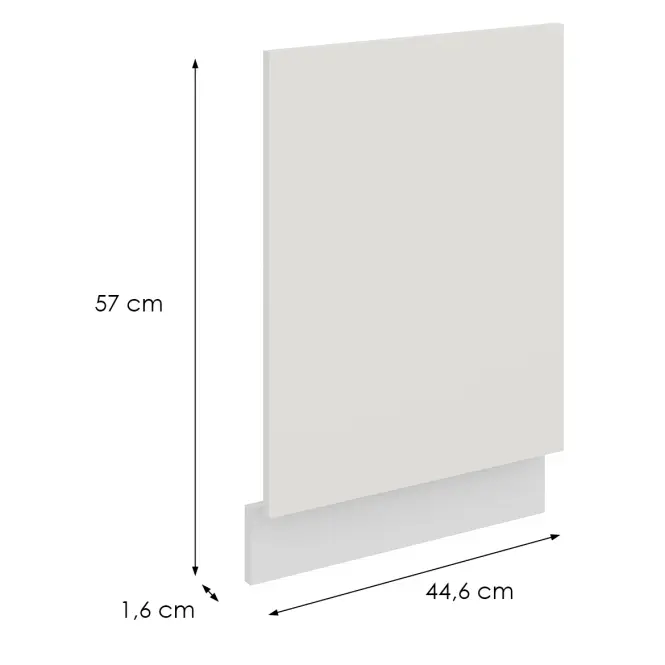 Dvierka na umývačku Zm Aria-Wh/Wh Anti Fingerprint 570x446