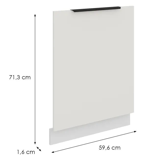 Dvierka na umývačku Zm Aria-Wh/Wh Anti Fingerprint 713x596