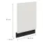 Dvierka na umývačku Zm Aria-Wh/Bl Anti Fingerprint 570x446,2