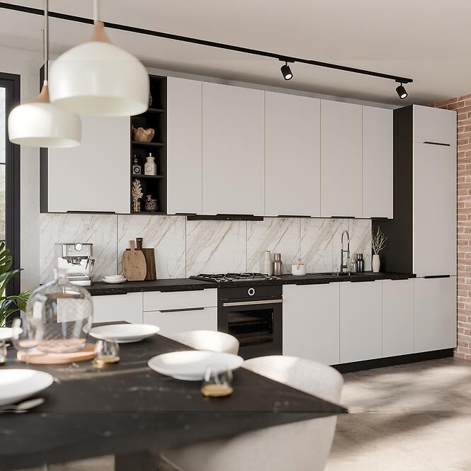 Dvierka na umývačku Zm Aria-Wh/Bl Anti Fingerprint 713x596