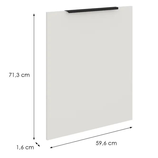 Dvierka na umývačku Zm Aria-Wh/Ant Anti Fingerprint 713x596
