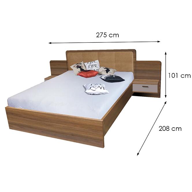Posteľ Sys Effect Ef3l Columbia,2