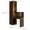 Regál s písacím stolom/Toaletný stolík Wenecja 25 orech elegant,2