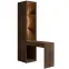 Regál s písacím stolom/Toaletný stolík Wenecja 25 orech elegant,3
