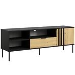 TV stolík 1D1SZ Rimini 08 čierna/artisan