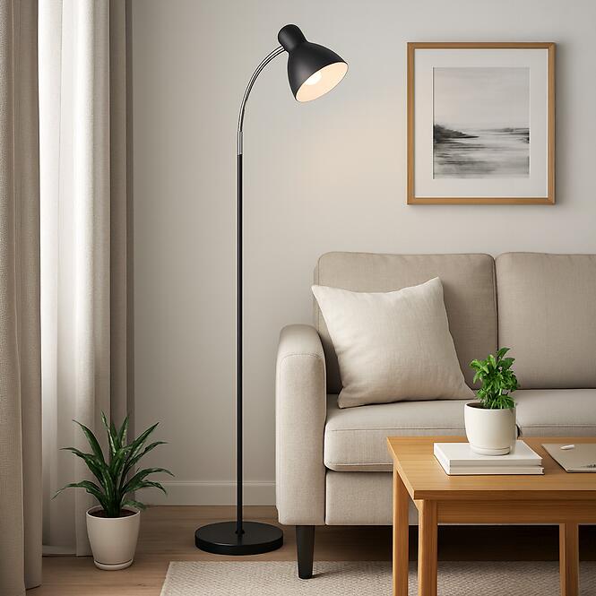 Stojacia lampa LONG BEACH BLACK VO2527 LP1