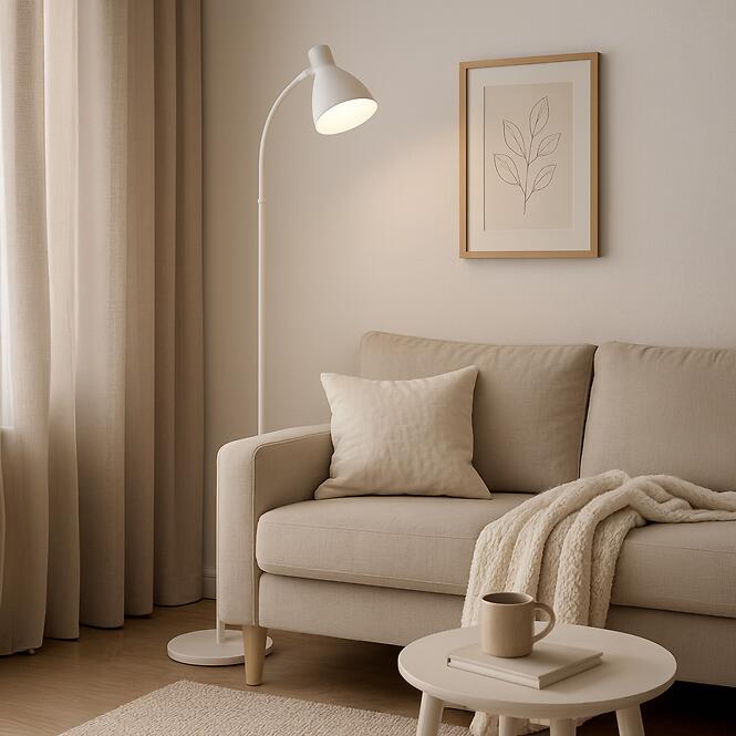 Stojacia lampa LONG BEACH WHITE VO2526 LP1