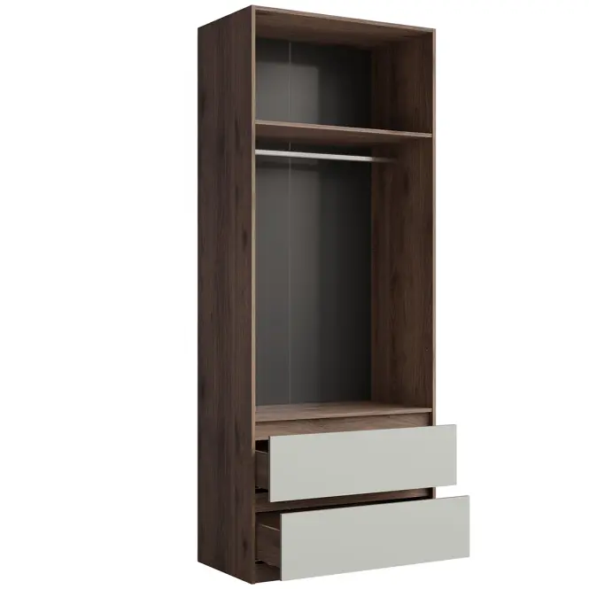 Skriňa Madison 2D2SZ 22 sivý/orech elegant,4