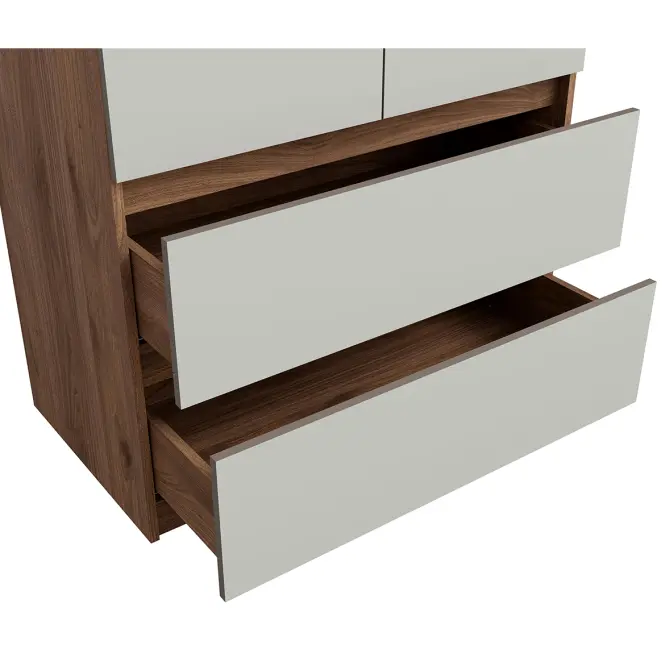 Skriňa Madison 2D2SZ 22 sivý/orech elegant,5