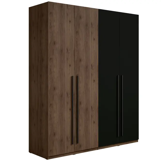 Skriňa Wenecja 20 orech elegant/čierna onyx