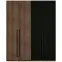 Skriňa Wenecja 20 orech elegant/čierna onyx,6