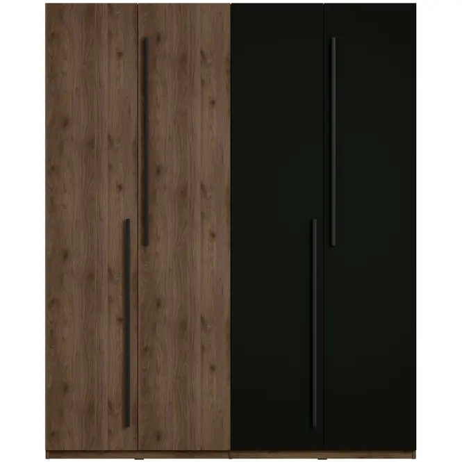 Skriňa Wenecja 20 orech elegant/čierna onyx,7