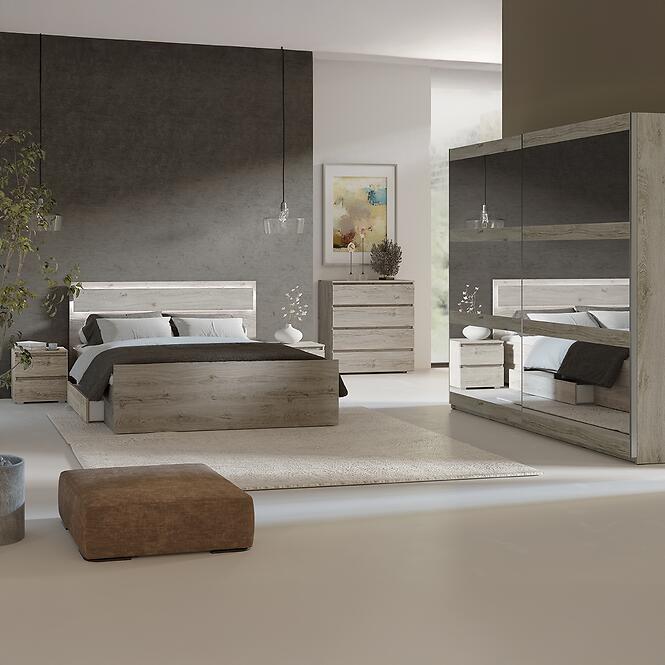 Posteľ Cosmo C18 dub oslo,3