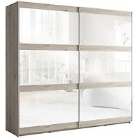 Skriňa Cosmo C19 Dub Oslo/Zrkadlo