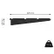 Nosník pre drôtené police 420 mm 20 kg čierny matný,3