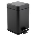 Odpadkový kôš Muti-Blk čierna/štvorec