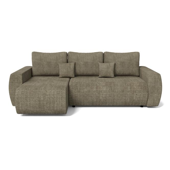 Rohová sedacia súprava Ivo Majorka 5 hnedá,2