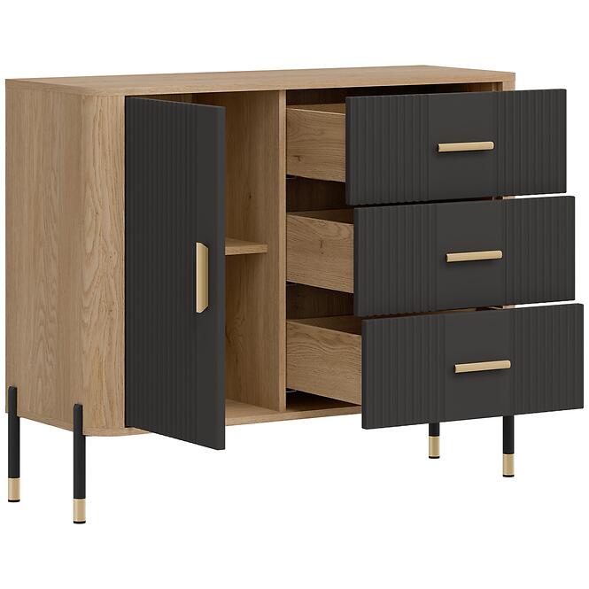 Komoda Dante Dt03  Dub Cremona/Antracit,6