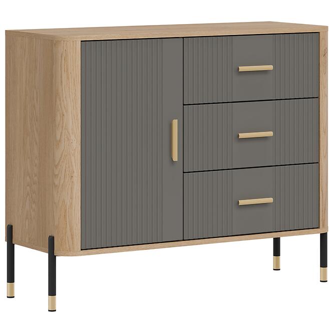 Komoda Dante Dt03  Dub Cremona/Sivá