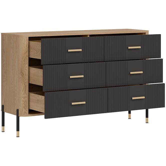 Komoda Dante Dt04  Dub Cremona/Antracit