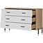 Komoda Dante Dt04  Dub Cremona/Biely,2