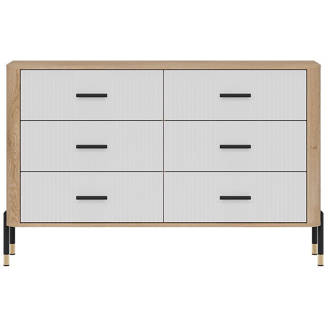 Komoda Dante Dt04  Dub Cremona/Biely