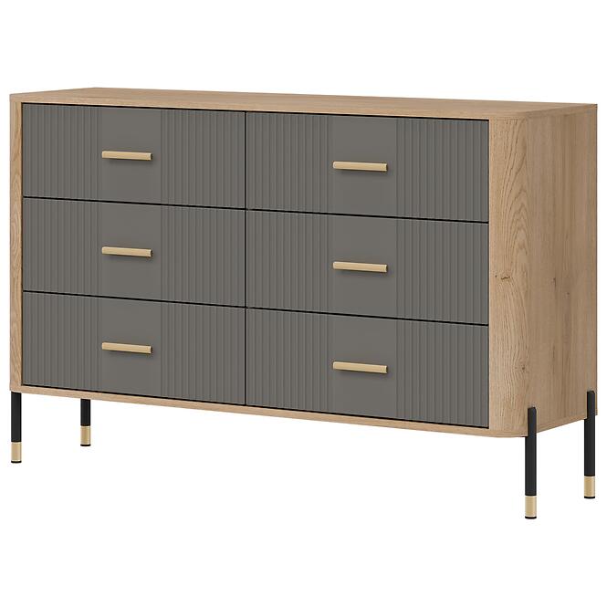 Komoda Dante Dt04  Dub Cremona/Sivá