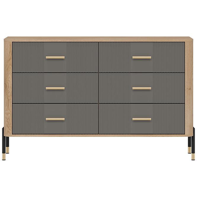 Komoda Dante Dt04  Dub Cremona/Sivá,3