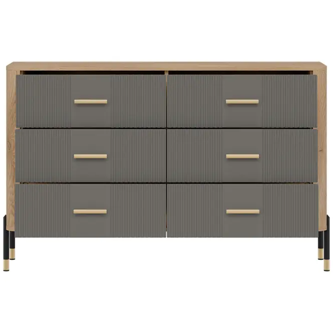 Komoda Dante Dt04  Dub Cremona/Sivá,4