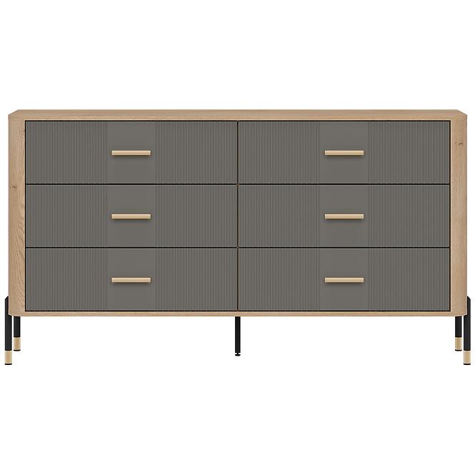 Komoda Dante Dt05  Dub Cremona/Sivá,3