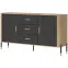 Komoda Dante Dt06 Dub Cremona/Antracit