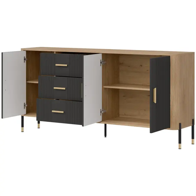 Komoda Dante Dt07 Dub Cremona/Antracit
