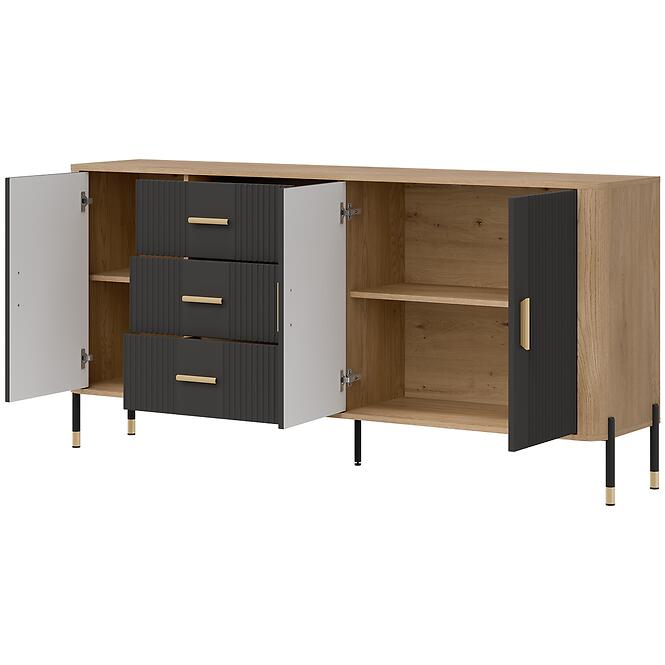 Komoda Dante Dt07 Dub Cremona/Antracit,2