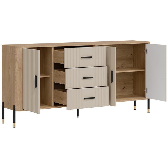 Komoda Dante Dt07 Dub Cremona/Kašmír