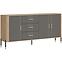 Komoda Dante Dt07 Dub Cremona/Sivá,5
