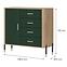 Komoda Dante Dt08 Dub Cremona/Zelená,7